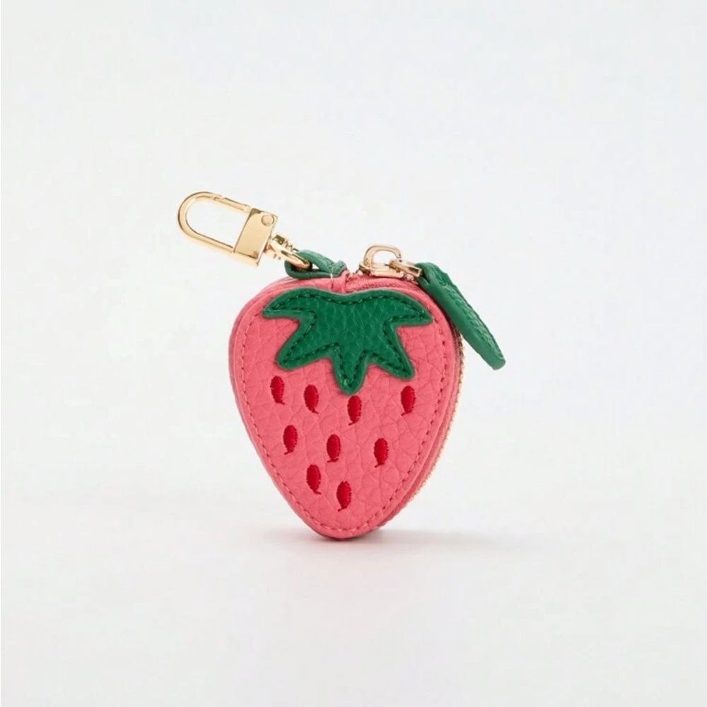 Strawberry mini Coin Purse Keychain
